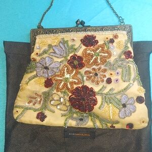 BCBGMAXAZRIA Beaded Kisslock Evening Bag